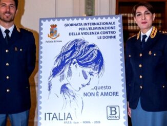 Francobollo “Questo non è amore” contro la violenza