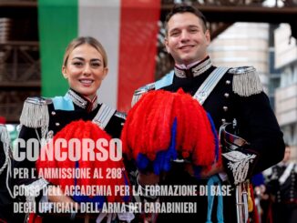Carabinieri aprono concorso e selezionano a nuovi ufficiali