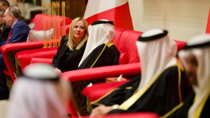 Meloni in Bahrein, vertice Ccg su Medio Oriente e Ucraina