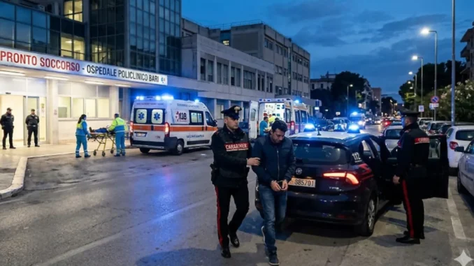 Aggressione a personale sanitario: arrestato 41enne a Bari