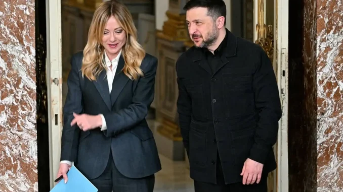 Meloni-Zelensky: asse Roma-Kiev per la produzione di droni